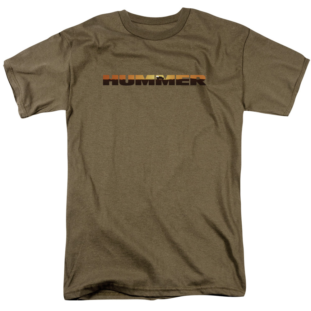 HUMMER SUNSET LOGO Licensed Adult Men’s Graphic Tee Shirt SM-3XL