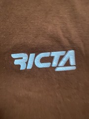 Vintage NHS RICTA Wheels Skateboard Black T Shirt Sz 2XL (25.5in W X 30in L) Y2K