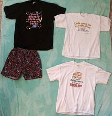 Vintage Shoebox Still Perfect And 3 Others Men’s X Large T-Shirts/ Shorts Lot.