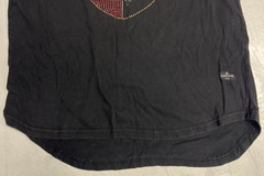 Porsche Crest Men’s Rhinestone T-Shirt Black Medium 3Forty Inc Graphic Tee 2011