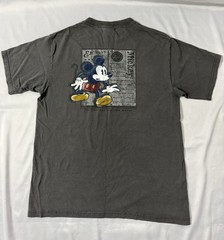 VINTAGE Disney Store Mickey Mouse Cartoon T-Shirt M Gray Classic Movie TV