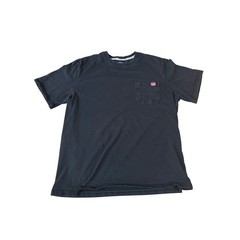 Wrangler Workwear Mens XL Black Short Sleeve Pocket T-Shirt Cotton Tee