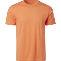BCG Men’s Melange Short Sleeve Jersey Crew Neck T-Shirt in Tangerine Tango 2XL