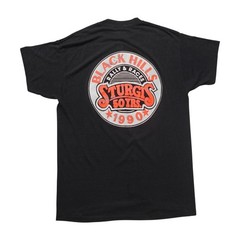 VTG 3D EMBLEM HARLEY DAVIDSON STURGIS 50TH 1990 LEADER OF THE PACK T-SHIRT XL
