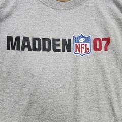 Vintage Madden NFL 07 EA Sports T-Shirt Mens 2XL Gray Fruit of the Loom Lofteez