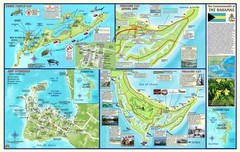 Great Abaco Island Bahamas Adventure & Dive Guide Franko Maps Waterproof Map