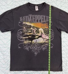 Led Zeppelin House of The Holy Rock Band Shirt Large 22” X 28” 2008 Gray Y2K