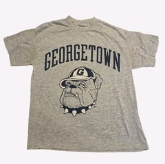 Vintage Single Stitch Georgetown University Bulldogs T-shirt L