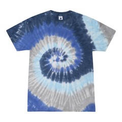 Multi-Color Tie Dye T-Shirts, Kids & Adults Short Sleeve Cotton Colortone