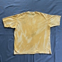 VTG 2000s Aeropostale Blank T Shirt Mens XL Yellow Acid Wash Short Sleeve Y2k