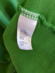 APPLE Official MAC Computer Store Employee GREEN Tech Staff T-Shirt Size LARGE