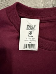 USCG U.S. Coast Guard Maroon Burgundy T-Shirt – Size XXL / 2XL – NEW WITH TAGS