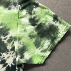 Richie Rich Shirt XL Men Short Sleeve Tie Dye Green 1970 Comic Money Bag Graphic