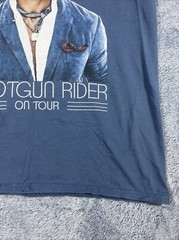 Tim McGraw Shotgun Rider On Tour/Sundown Heaven Town Blue T-Shirt Size S