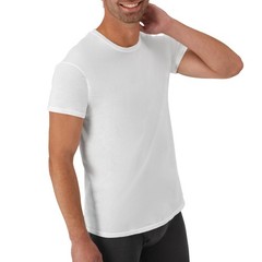 Men’s Undershirts Cotton StayTucked TShirts 3 5 10 Pack White Black