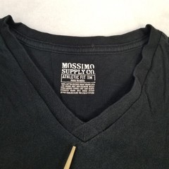 Mossimo Supply Co. Athletic Fit Men’s Medium Black T-Shirt Short Sleeve V-Neck