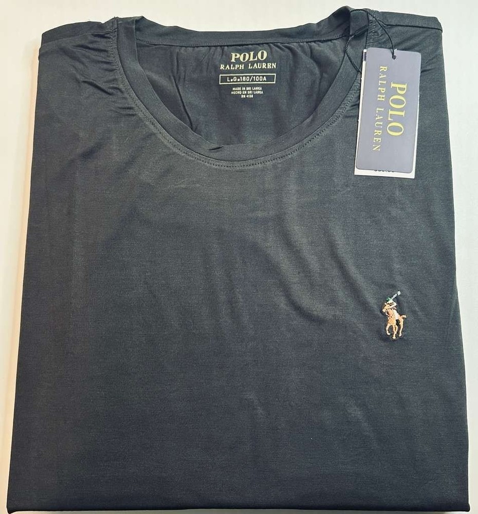 NWT Polo Ralph Lauren Men Short Sleeve Crew Neck-Charcoal T-Shirt Free Shipping