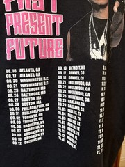Usher Past Present Future Tour Black Shirt Size 2XL Mens