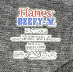 Hanes Beefy T Shirt Graphics 17th Annual El Segundo Main Street Car Show 2014 XL