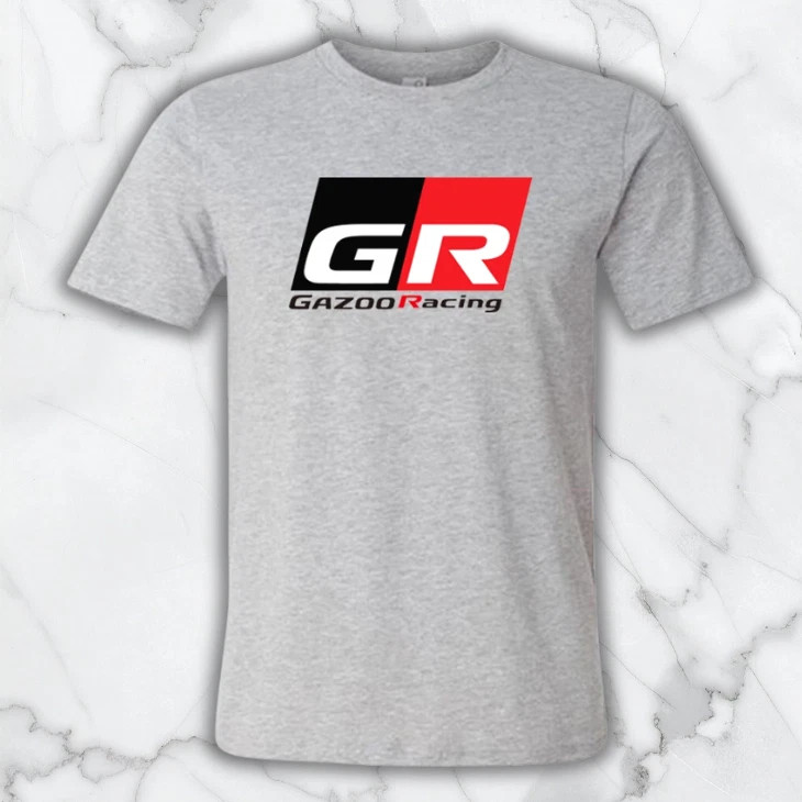 GR Gazoo Racing Men’s Grey Graphic T Shirt Freeships