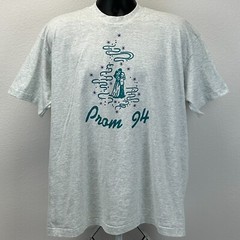 Vintage 90s 1994 Prom Formal Dance T Shirt Mens XXL 2XL Gray High School USA