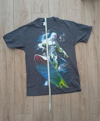 Rare Mad Engine Marvel Silver Surfer Vintage Large Shirt – Great Colors!