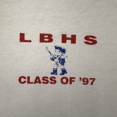 Vintage 90s Lake Brantley High School Patriots T-Shirt Size Large Single Stitch