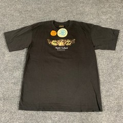 Planet Earth T Shirt Mens M Black Night Safari Singapore Glow in Dark Tiger NWT