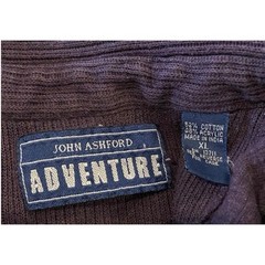 John Ashford Adventure Polo Shirt Mens XL Cotton Blend Sweater