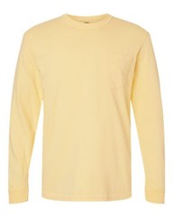 Comfort Colors 4410 Unisex Garment-Dyed Heavyweight Long Sleeve Pocket T-Shirt
