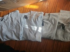 4 Gildan Ash Adult Medium 50/50 G800