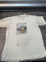 St Patrick’s Day Michelob Savannah Georgia Rugby Shirt 1981 Distresed
