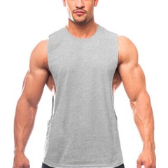 Men’s Cotton Bodybuilding Gym Tank Tops Workout Stringer Sleeveless Shirts Vest