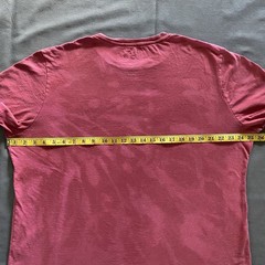 Panama Jack T Shirt Mens Size Large Red Pink Bleach Dye Fish Fishing Tours