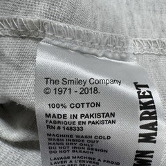 Chinatown Market Studios Smiley T-Shirt Men 2XL Streetwear AOP Graphic Gray NWT