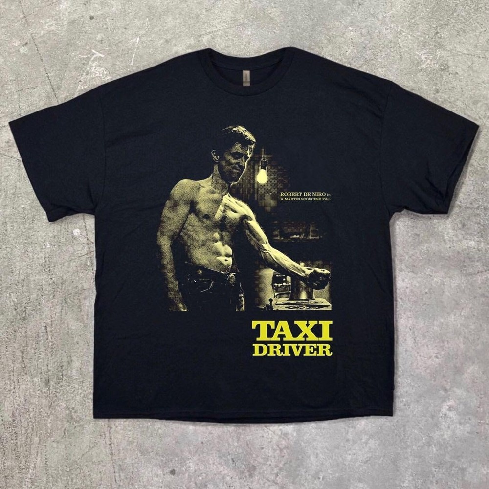 TAXI DRIVER MOVIE RETRO GRAPHIC UNISEX T-SHIRT S-5XL