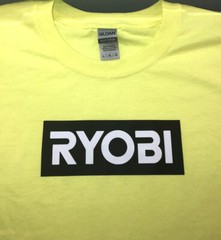 Ryobi T-shirt custom with Home Depot logo (S-2XL)