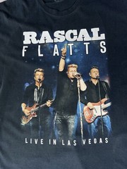 Rascal Flatts “Rhythm & Roots” Tour 2016 t-shirt (Unisex Medium) Country Rock XL