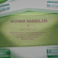 Aloha Hawaii Mens TShirt Small Green Tropical Flowers Big Island HI Kona Marlin