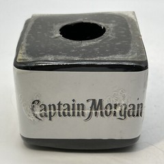 2-Vtg Captain Morgan Graphic T-Shirts Pirate Logo Front Back Rum (Size Unknown)