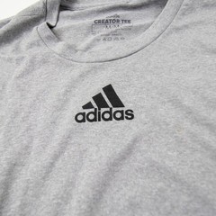 adidas Creator Short Sleeve Shirt Men’s Gray New with Tags Multiple Sizes