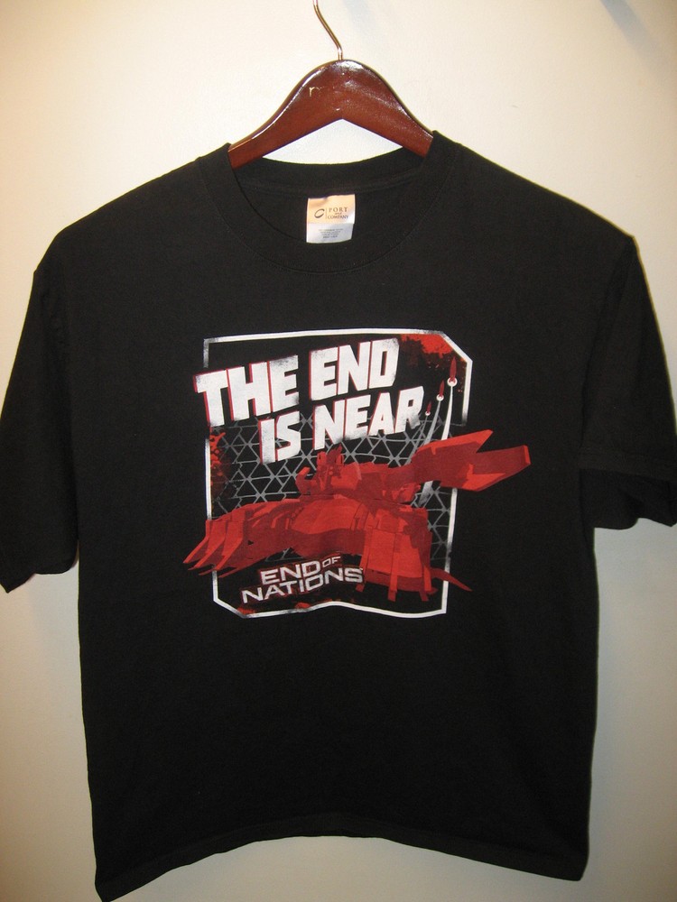 End Of Nations Video Game Comics Trion Worlds Combat The End Is Near T Shirt Lg