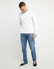 Hanes Long-Sleeve T-Shirt Men’s Originals Tri-Blend Lightweight Crewneck Jersey