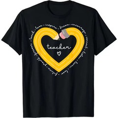 School Cute Teacher Back To School Black T-shirt