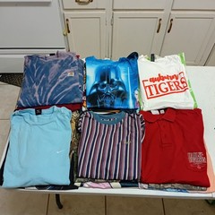 Bulk Lot 48 Graphic Print Shirts Mixed Sizes Graphics Sports Anime Festival #3