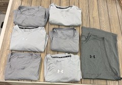 Under Armour Men’s Lot 7 Pack Activewear T-Shirts & Tank Top Gray Size Large