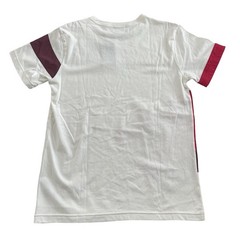 Asics Tiger Size L White Red, Burgundy Colorblock Tee (Retail $55)
