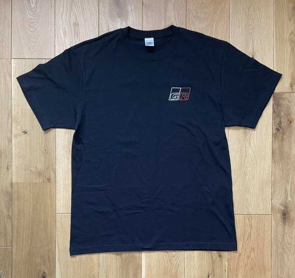 2025 Rally Japan GR TOYOTA GAZOO Racing T-Shirt Black L-XL