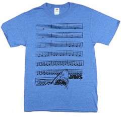 Jaws Adult New T-Shirt – Dun Dun Dun Dun Music Pic