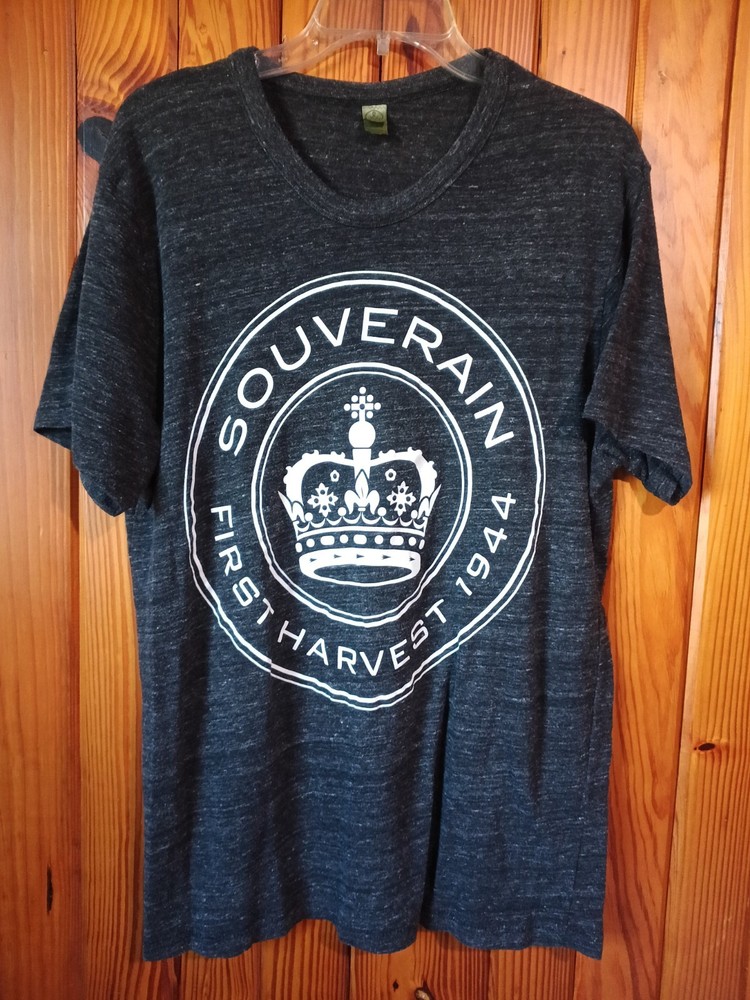 Vintage Souverain First Harvest 2XXL Black Shirt Alternative Earth Made In Egypt
